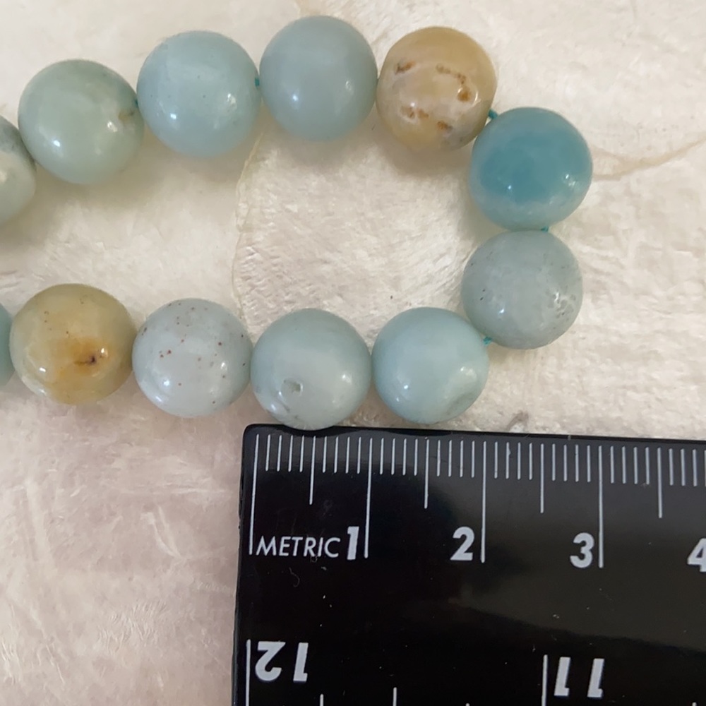 Genuine Multicolor Amazonite Adjustable Bracelet - image 5